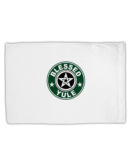 Blessed Yule Emblem Standard Size Polyester Pillow Case by TooLoud-TooLoud-White-Davson Sales