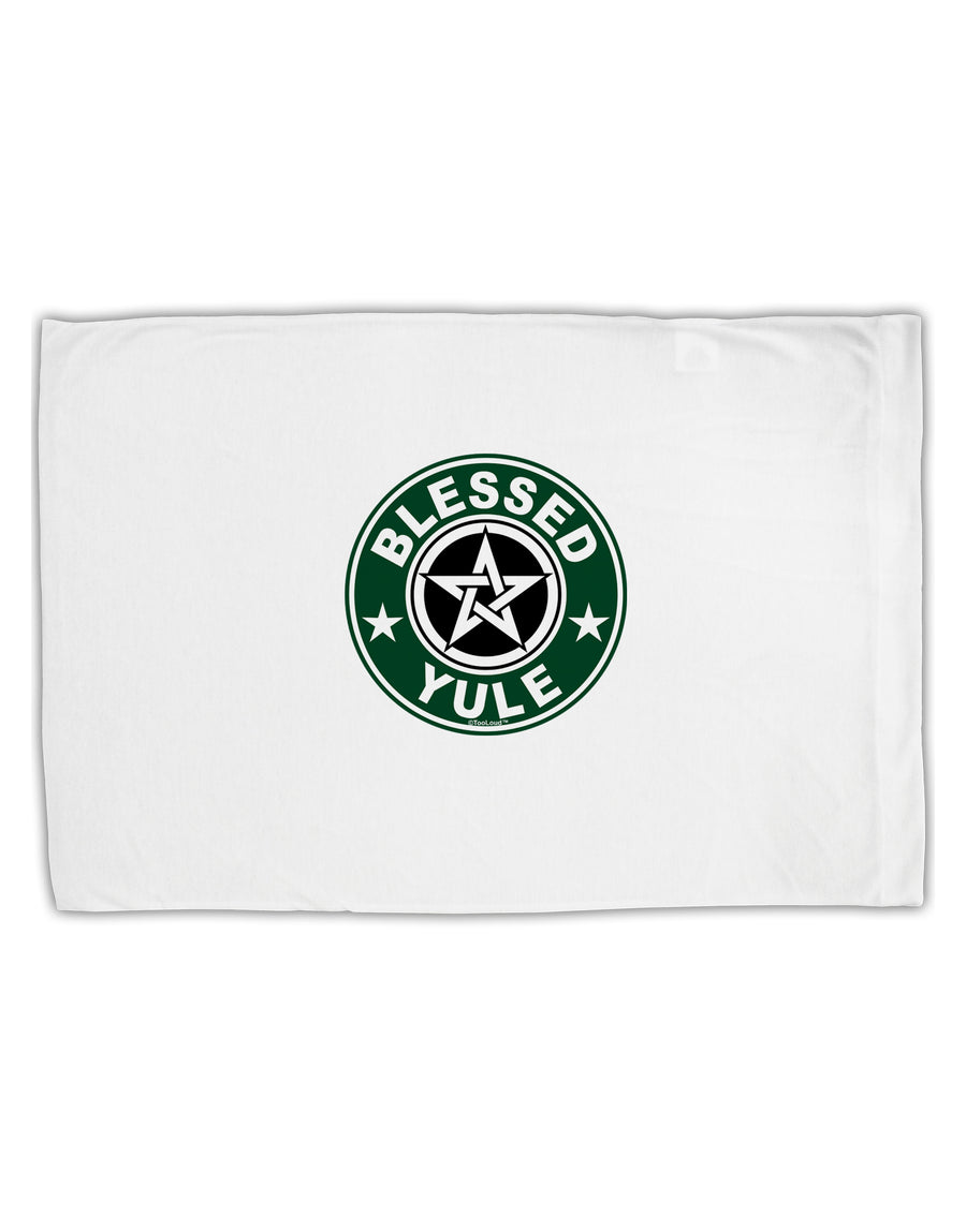 Blessed Yule Emblem Standard Size Polyester Pillow Case by TooLoud-TooLoud-White-Davson Sales