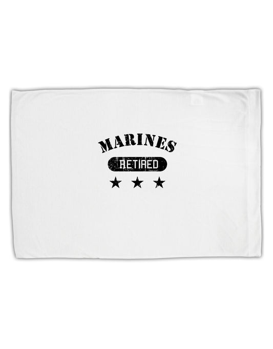 Retired Marines Standard Size Polyester Pillow Case by TooLoud-Pillow Case-TooLoud-White-Davson Sales