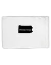 Pennsylvania - United States Shape Standard Size Polyester Pillow Case by TooLoud-Pillow Case-TooLoud-White-Davson Sales