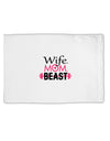 TooLoud Wife Mom Beast Standard Size Polyester Pillow Case-Pillow Case-TooLoud-White-Davson Sales