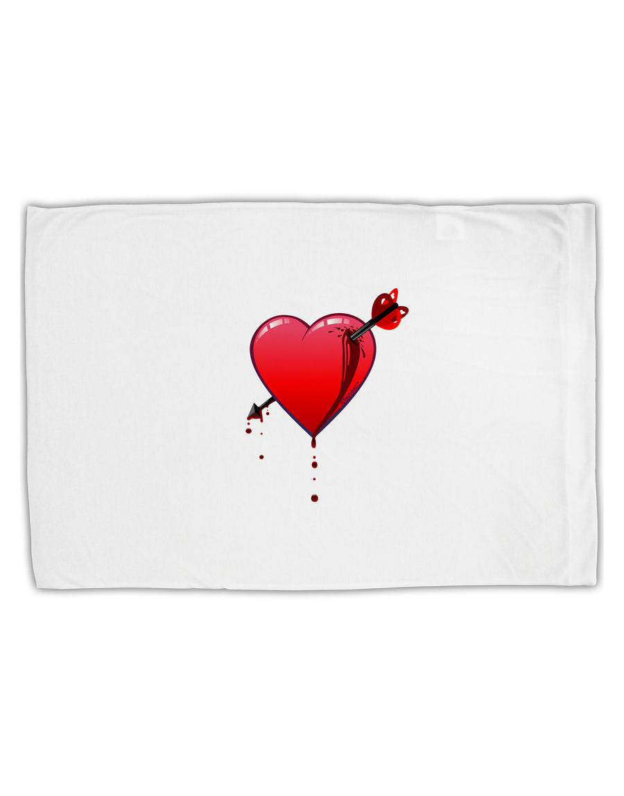 Shot Through the Heart Bleeding Standard Size Polyester Pillow Case by TooLoud-Pillow Case-TooLoud-White-Davson Sales