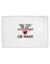 My Valentine or Nah Standard Size Polyester Pillow Case-Pillow Case-TooLoud-White-Davson Sales