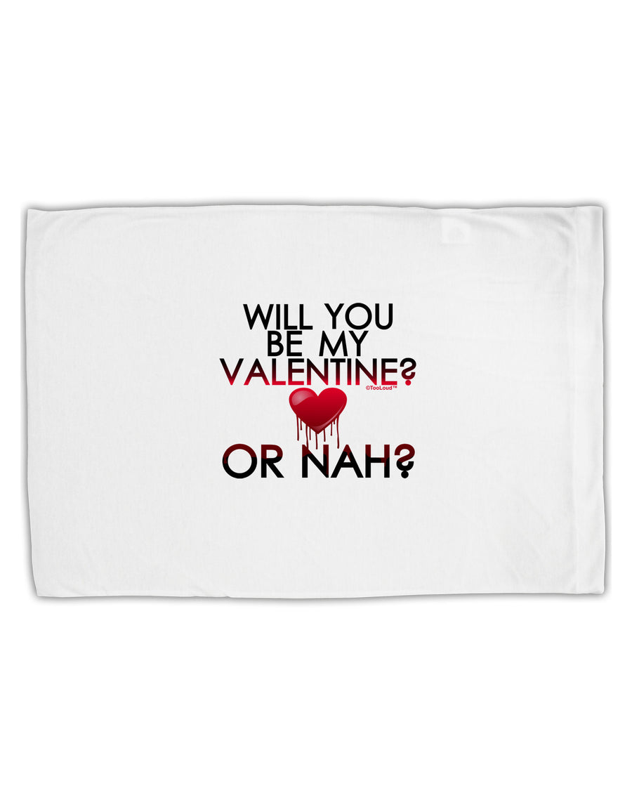 My Valentine or Nah Standard Size Polyester Pillow Case-Pillow Case-TooLoud-White-Davson Sales