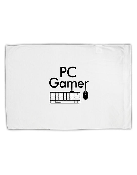 PC Gamer BnW Standard Size Polyester Pillow Case by TooLoud-Pillow Case-TooLoud-White-Davson Sales