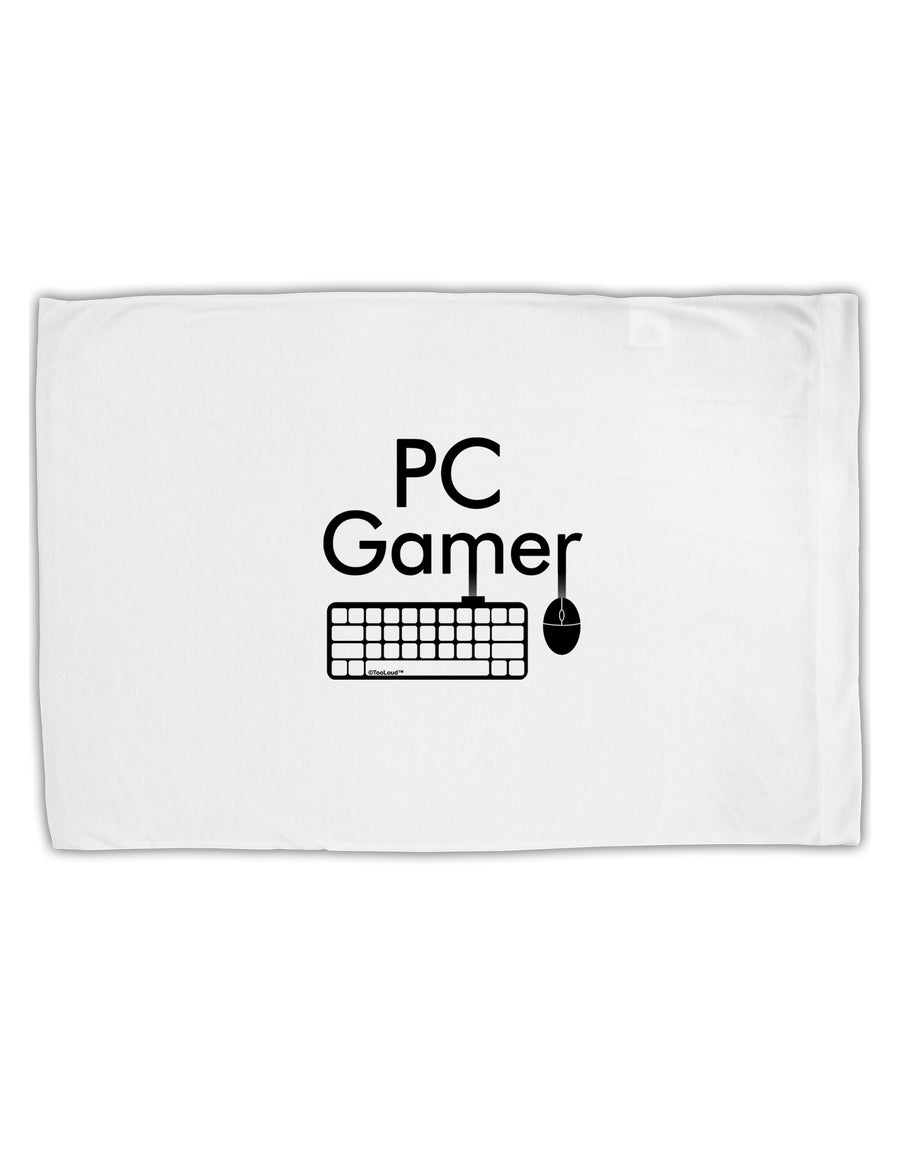 PC Gamer BnW Standard Size Polyester Pillow Case by TooLoud-Pillow Case-TooLoud-White-Davson Sales