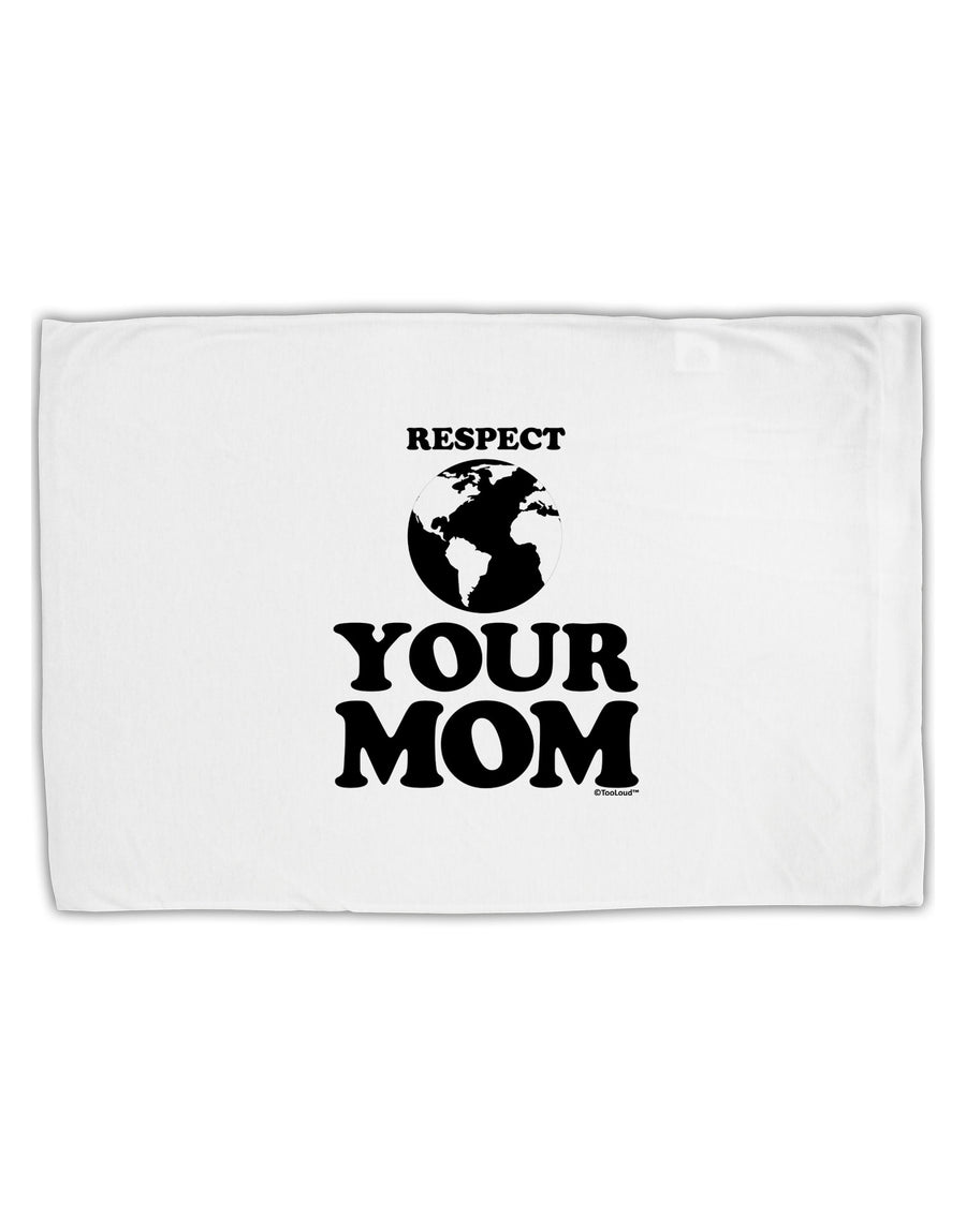 Respect Your Mom - Mother Earth Design Standard Size Polyester Pillow Case-Pillow Case-TooLoud-White-Davson Sales