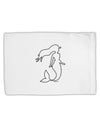 Mermaid Outline Standard Size Polyester Pillow Case-Pillow Case-TooLoud-White-Davson Sales