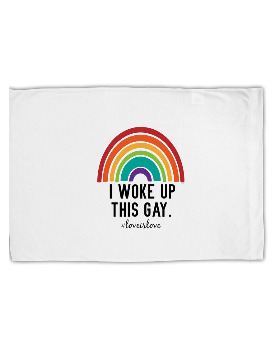 TooLoud I Woke Up This Gay Standard Size Polyester Pillow Case-Pillow Case-TooLoud-Davson Sales