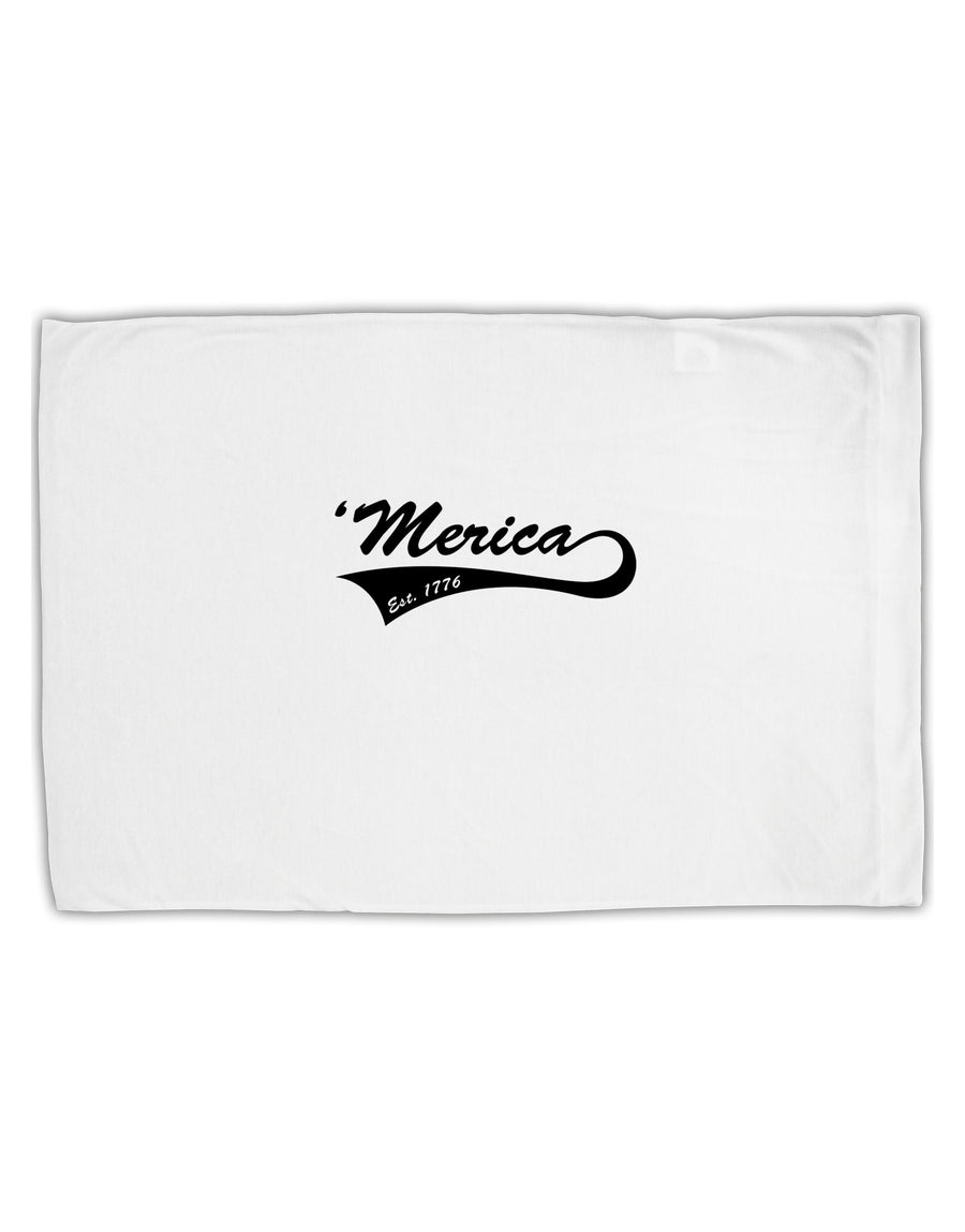 Merica Established 1776 Standard Size Polyester Pillow Case by TooLoud-Pillow Case-TooLoud-White-Davson Sales