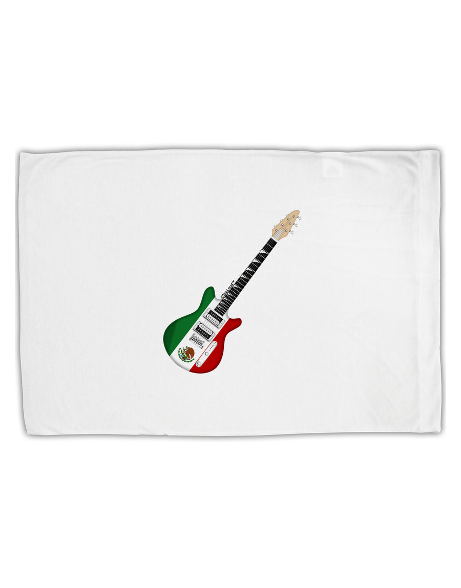 Mexican Flag Guitar Design Standard Size Polyester Pillow Case by TooLoud-Pillow Case-TooLoud-White-Davson Sales