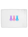 Three Easter Bunnies - Pastels Standard Size Polyester Pillow Case by TooLoud-Pillow Case-TooLoud-White-Davson Sales