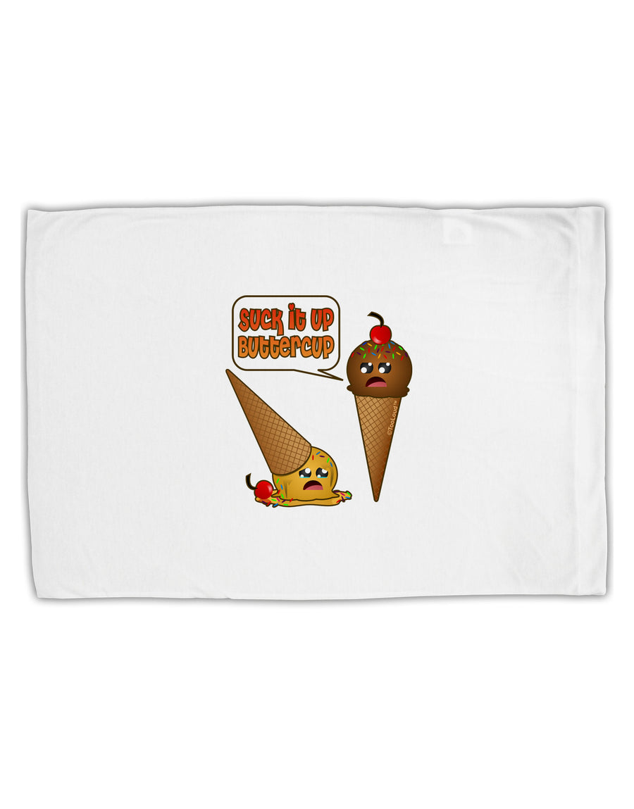 Suck It Up Buttercup Icecream Standard Size Polyester Pillow Case-Pillow Case-TooLoud-White-Davson Sales