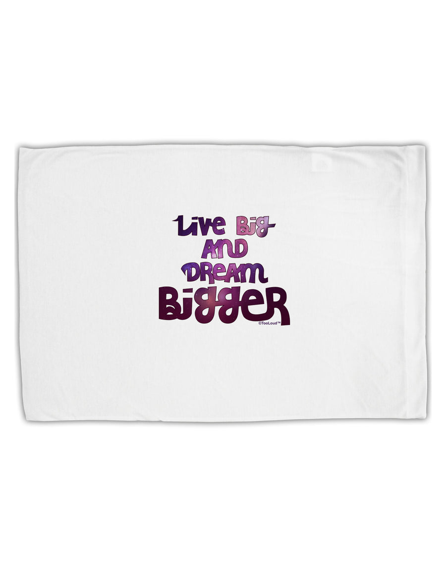 Live Big & Dream Bigger Standard Size Polyester Pillow Case-Pillow Case-TooLoud-White-Davson Sales