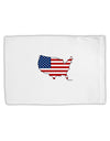 United States Cutout - American Flag Design Standard Size Polyester Pillow Case by TooLoud-Pillow Case-TooLoud-White-Davson Sales