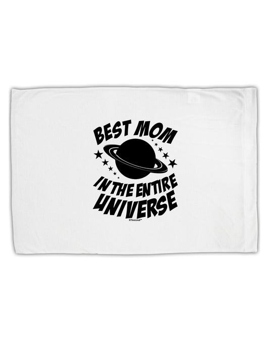 Best Mom in the Entire Universe Standard Size Polyester Pillow Case by TooLoud-Pillow Case-TooLoud-White-Davson Sales