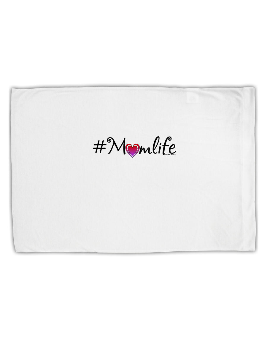 Hashtag Momlife Standard Size Polyester Pillow Case by TooLoud-Pillow Case-TooLoud-White-Davson Sales