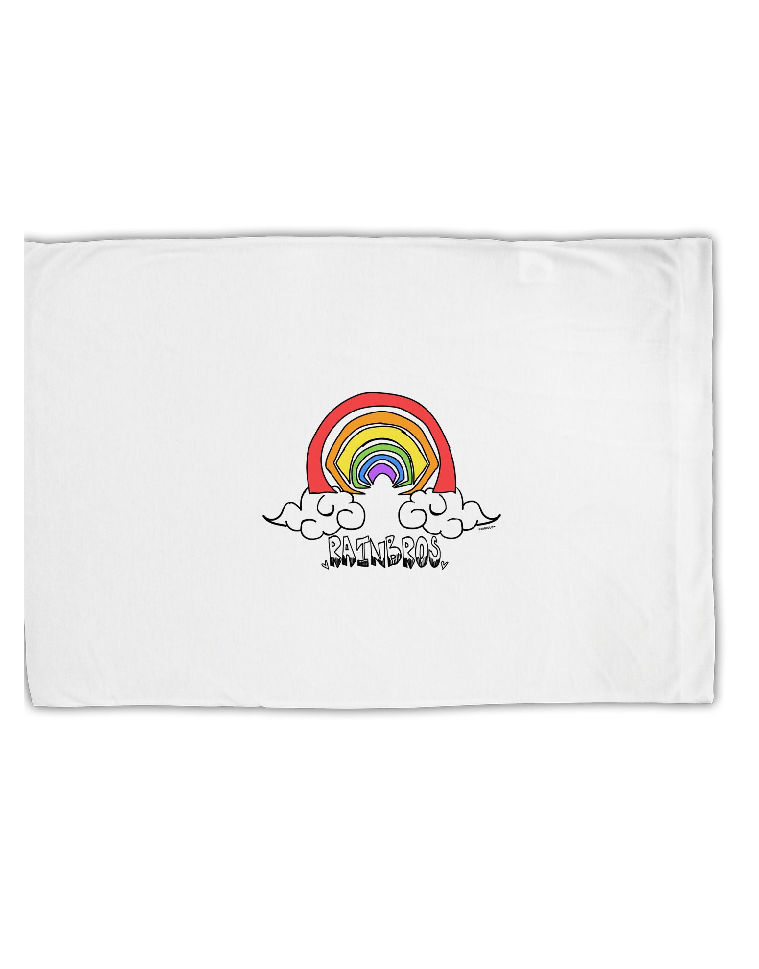 TooLoud RAINBROS Standard Size Polyester Pillow Case-Pillow Case-TooLoud-Davson Sales