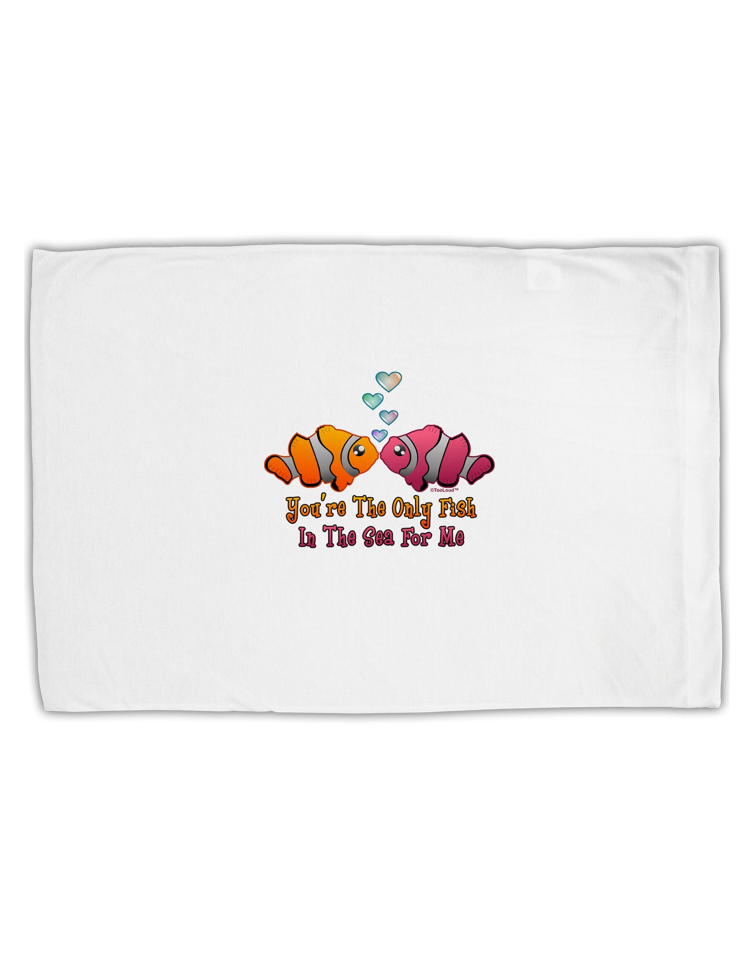 Kissy Clownfish Only Fish In The Sea Standard Size Polyester Pillow Case-Pillow Case-TooLoud-White-Davson Sales