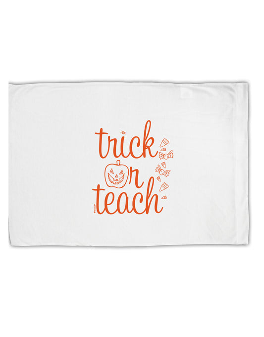 TooLoud Trick or Teach Standard Size Polyester Pillow Case-Pillow Case-TooLoud-Davson Sales