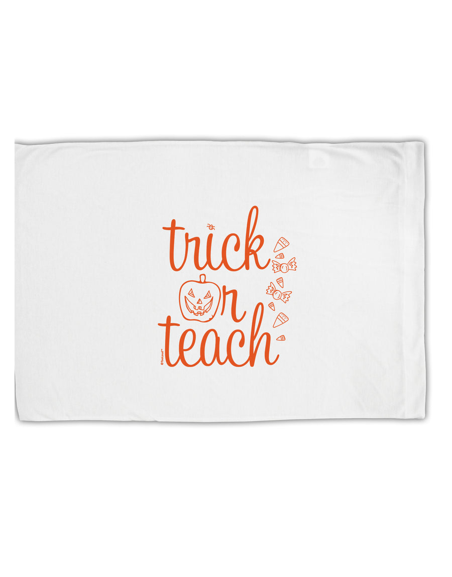 TooLoud Trick or Teach Standard Size Polyester Pillow Case-Pillow Case-TooLoud-Davson Sales