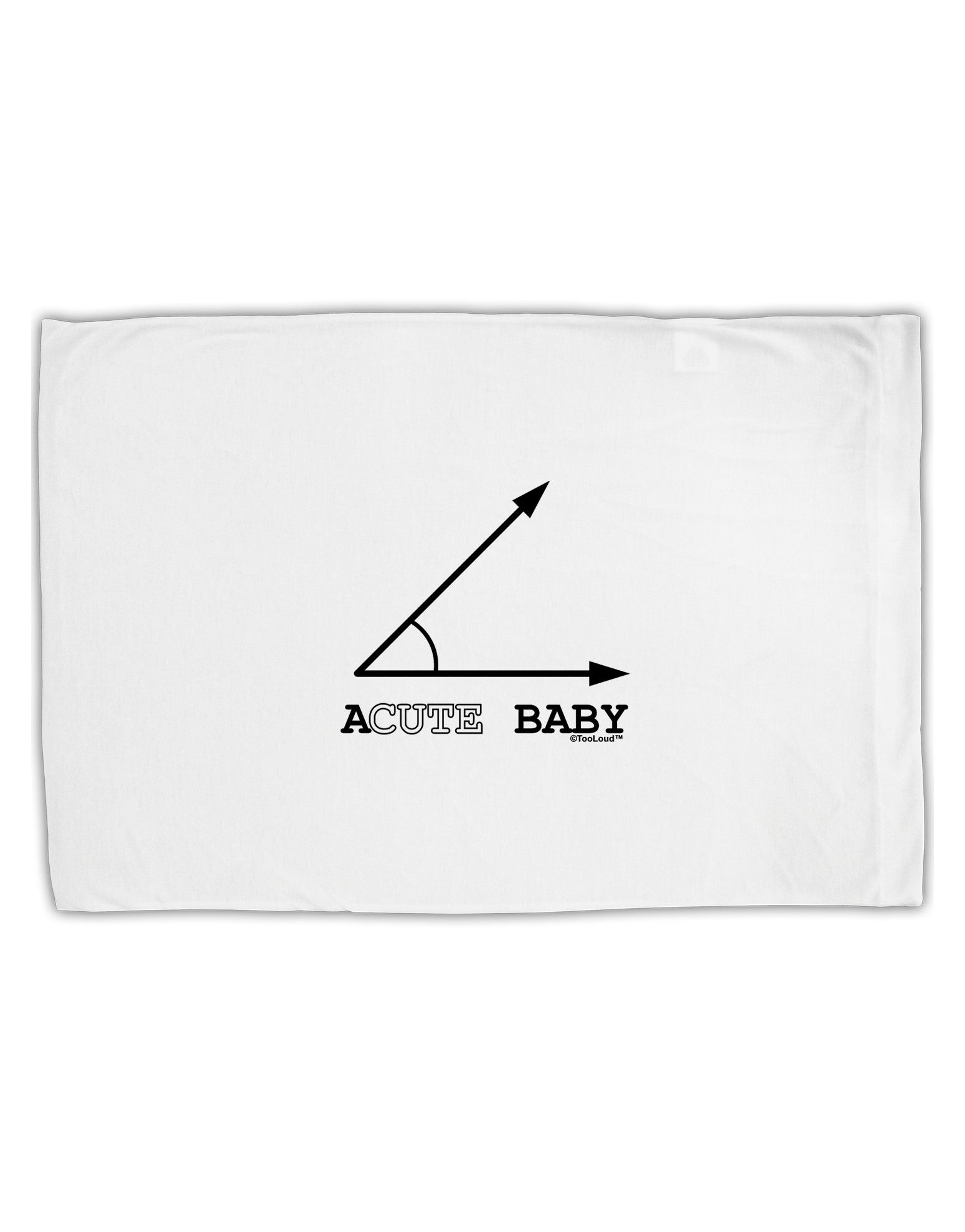 Acute Baby Standard Size Polyester Pillow Case-Pillow Case-TooLoud-White-Davson Sales