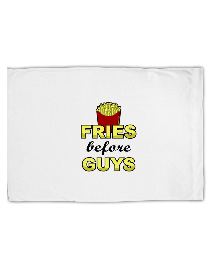 Fries Before Guys Standard Size Polyester Pillow Case by TooLoud-Pillow Case-TooLoud-White-Davson Sales