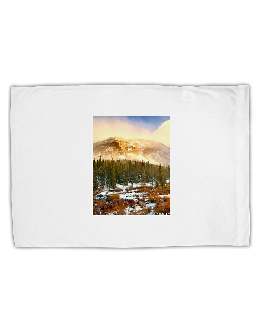 Nature Photography - Mountain Glow Standard Size Polyester Pillow Case by TooLoud-TooLoud-White-Davson Sales