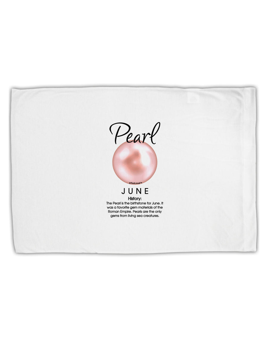 Birthstone Pearl Standard Size Polyester Pillow Case by TooLoud-Pillow Case-TooLoud-White-Davson Sales