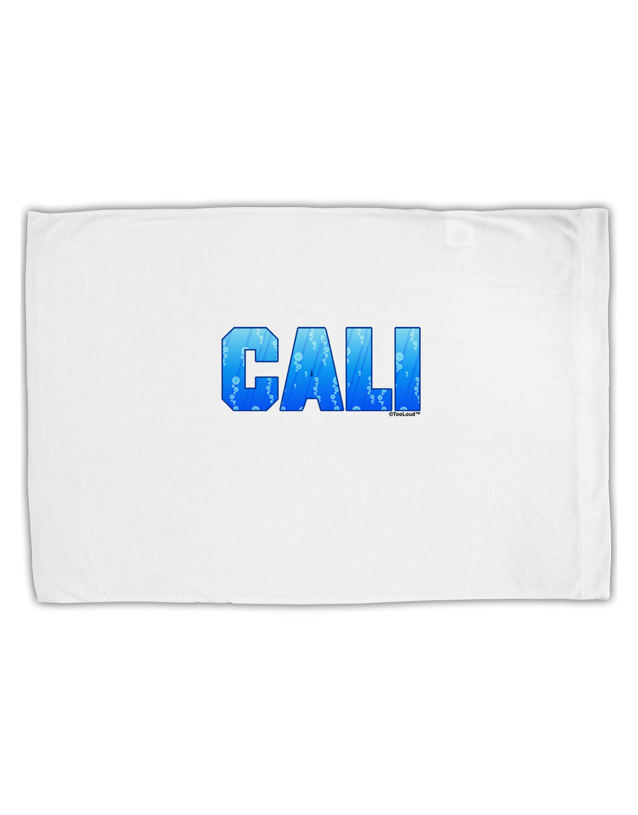 Cali Ocean Bubbles Standard Size Polyester Pillow Case by TooLoud-Pillow Case-TooLoud-White-Davson Sales