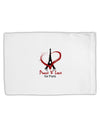 Peace & Love For Paris Standard Size Polyester Pillow Case-Pillow Case-TooLoud-White-Davson Sales