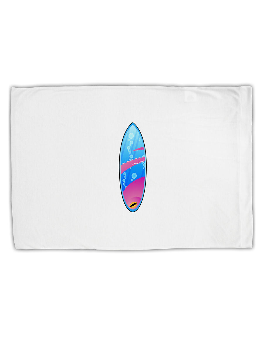 Octopus Surfboard Standard Size Polyester Pillow Case by TooLoud-Pillow Case-TooLoud-White-Davson Sales