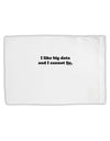 I Like Big Data Standard Size Polyester Pillow Case by TooLoud-Pillow Case-TooLoud-White-Davson Sales