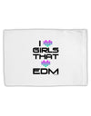 I Heart Girls That Heart EDM Standard Size Polyester Pillow Case-Pillow Case-TooLoud-White-Davson Sales