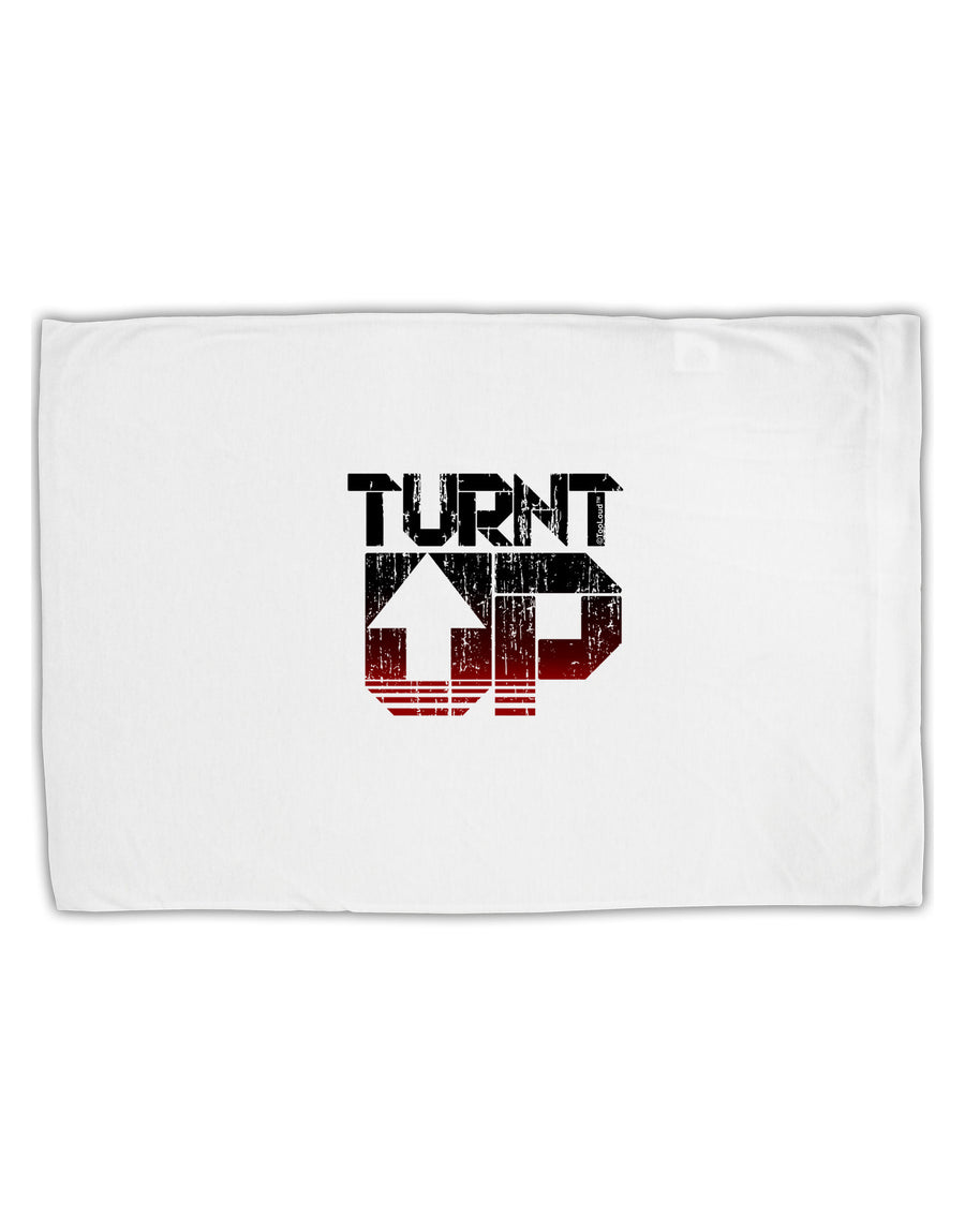 Turnt Up Distressed Standard Size Polyester Pillow Case-Pillow Case-TooLoud-White-Davson Sales