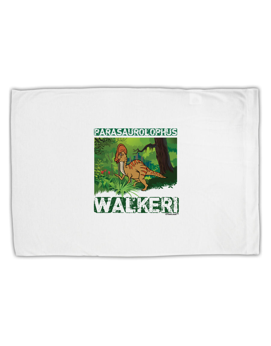 Parasaurolophus Walkeri - With Name Standard Size Polyester Pillow Case by TooLoud-Pillow Case-TooLoud-White-Davson Sales