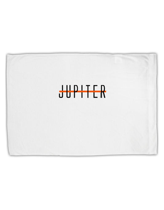 Planet Jupiter Earth Text Only Standard Size Polyester Pillow Case by TooLoud-Pillow Case-TooLoud-White-Davson Sales
