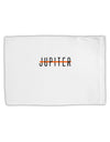 Planet Jupiter Earth Text Only Standard Size Polyester Pillow Case by TooLoud-Pillow Case-TooLoud-White-Davson Sales