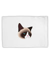 Cute Disgruntled Siamese Cat Standard Size Polyester Pillow Case-Pillow Case-TooLoud-White-Davson Sales