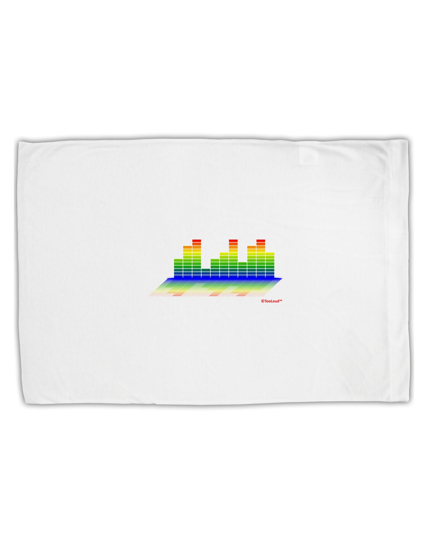 Equalizer Bars Design Standard Size Polyester Pillow Case by TooLoud-Pillow Case-TooLoud-White-Davson Sales