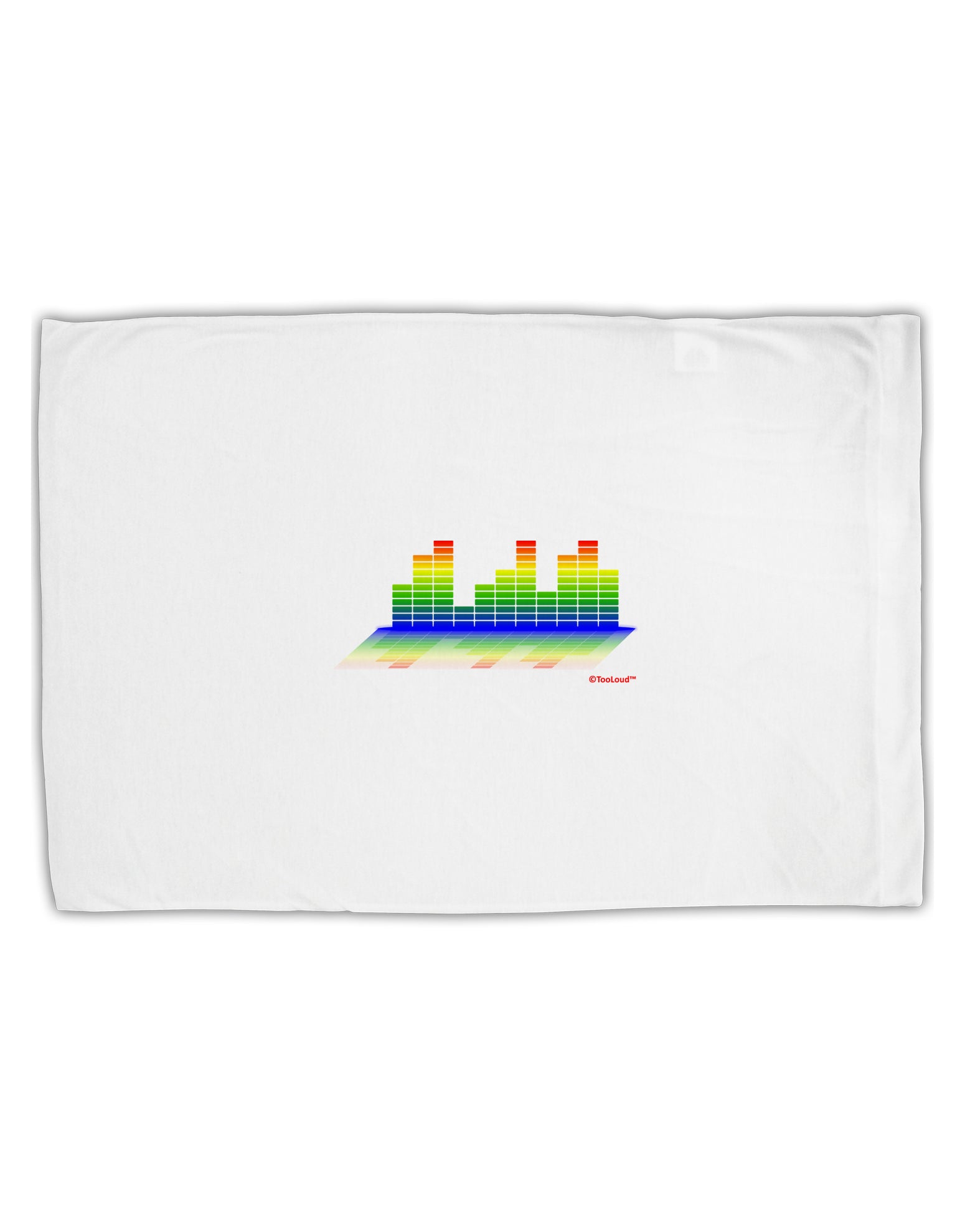 Equalizer Bars Design Standard Size Polyester Pillow Case by TooLoud-Pillow Case-TooLoud-White-Davson Sales