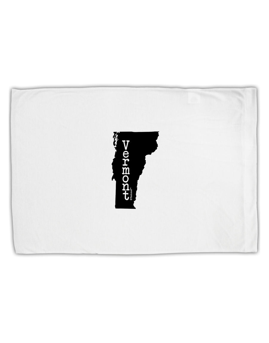 Vermont - United States Shape Standard Size Polyester Pillow Case by TooLoud-Pillow Case-TooLoud-White-Davson Sales