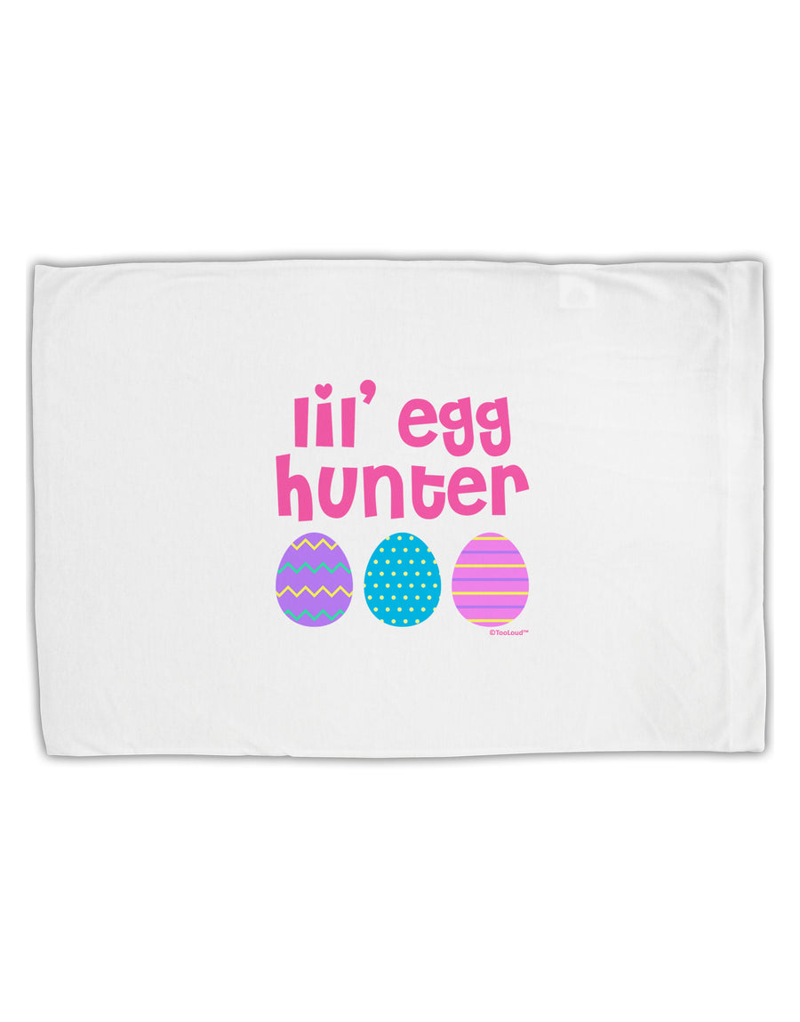 Lil' Egg Hunter - Easter - Pink Standard Size Polyester Pillow Case by TooLoud-Pillow Case-TooLoud-White-Davson Sales