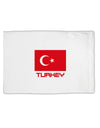 Turkey Flag with Text Standard Size Polyester Pillow Case by TooLoud-Pillow Case-TooLoud-White-Davson Sales