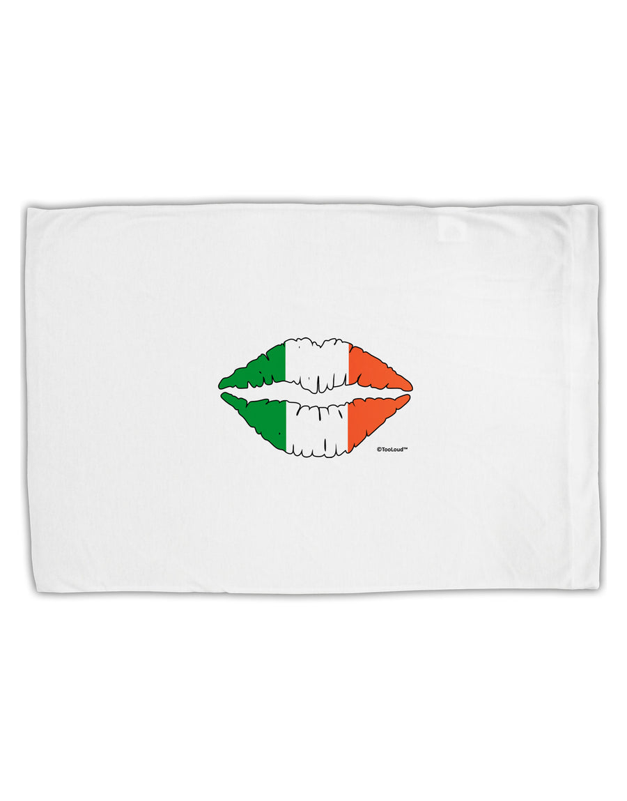 Irish Flag Kiss Standard Size Polyester Pillow Case by TooLoud-Pillow Case-TooLoud-White-Davson Sales