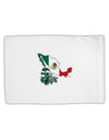 Mexican Roots - Mexico Outline Mexican Flag Standard Size Polyester Pillow Case by TooLoud-Pillow Case-TooLoud-White-Davson Sales