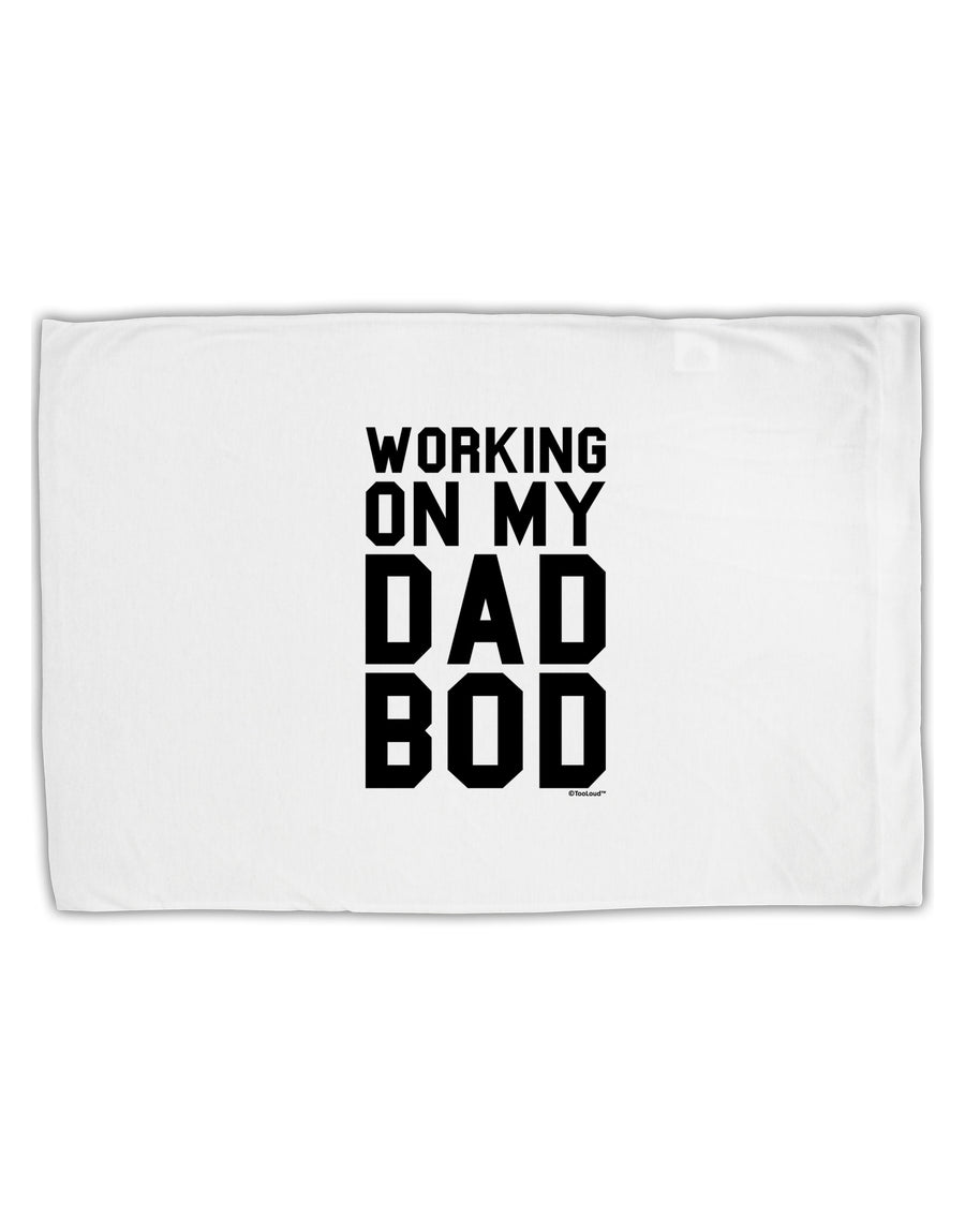 Working On My Dad Bod Standard Size Polyester Pillow Case by TooLoud-TooLoud-White-Davson Sales