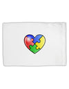 Big Puzzle Heart - Autism Awareness Standard Size Polyester Pillow Case by TooLoud-Pillow Case-TooLoud-White-Davson Sales