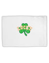 Lucky Shamrock Design Distressed Standard Size Polyester Pillow Case by TooLoud-Pillow Case-TooLoud-White-Davson Sales