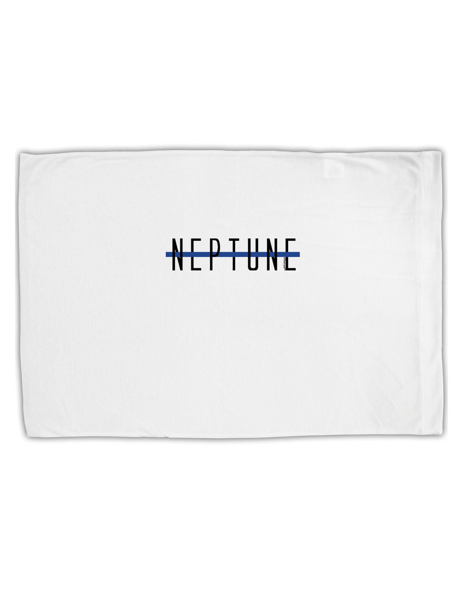 Planet Neptune Text Only Standard Size Polyester Pillow Case by TooLoud-Pillow Case-TooLoud-White-Davson Sales